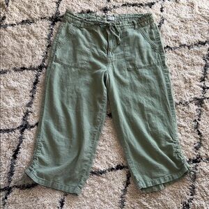 Kensie Olive Green Cropped Pants